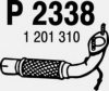FENNO P2338 Exhaust Pipe